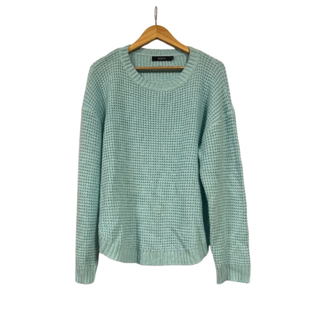 Zesica Light Blue Knit Sweater